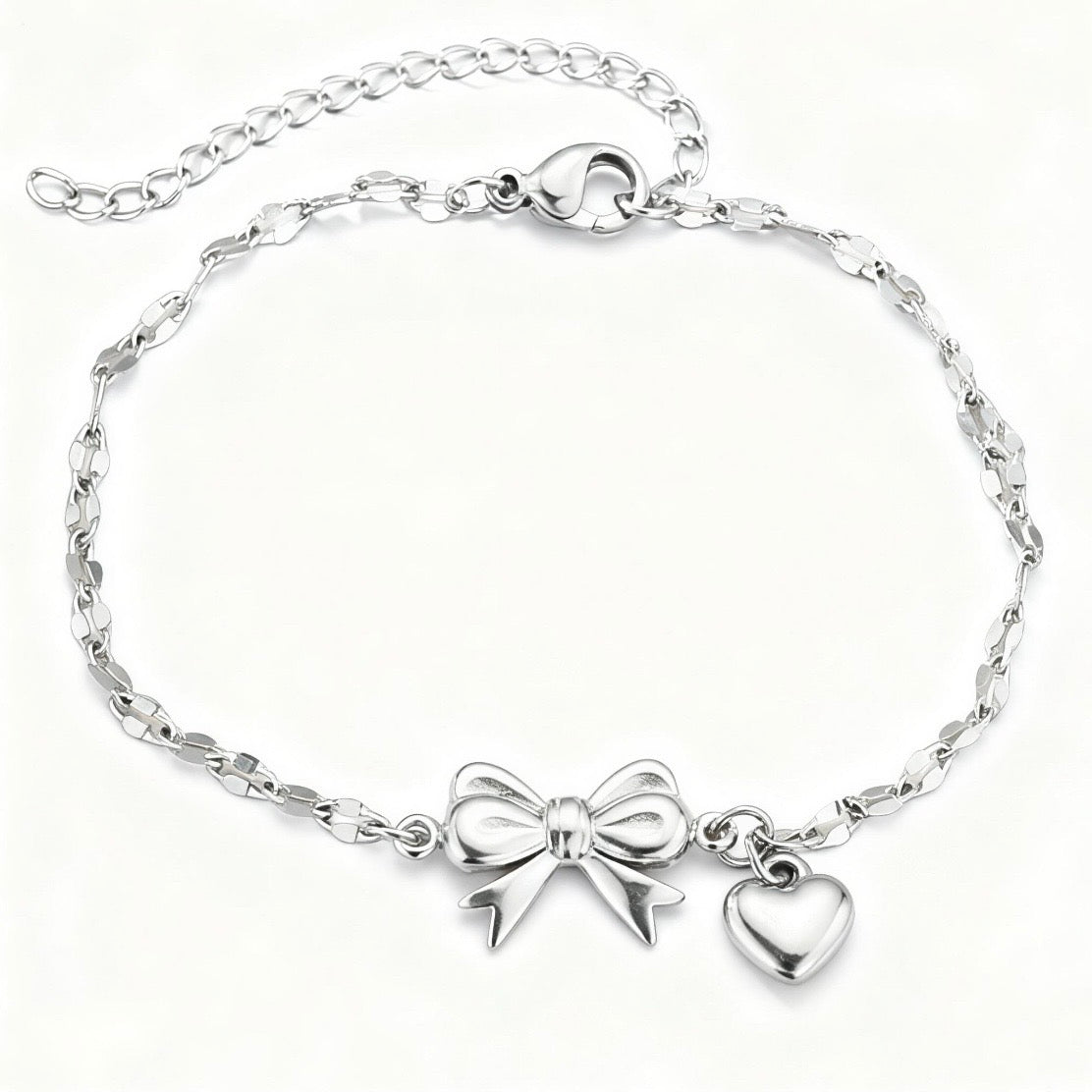 Silver Coquette Bracelet