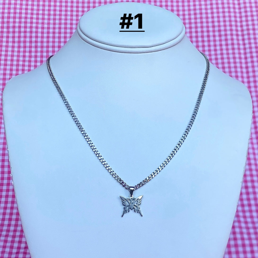 Mini Tribal Butterfly Necklace