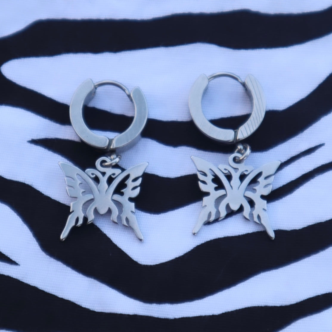 Tribal Butterfly Earrings