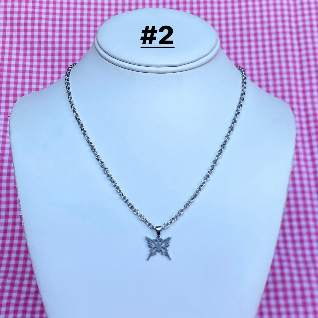 Mini Tribal Butterfly Necklace