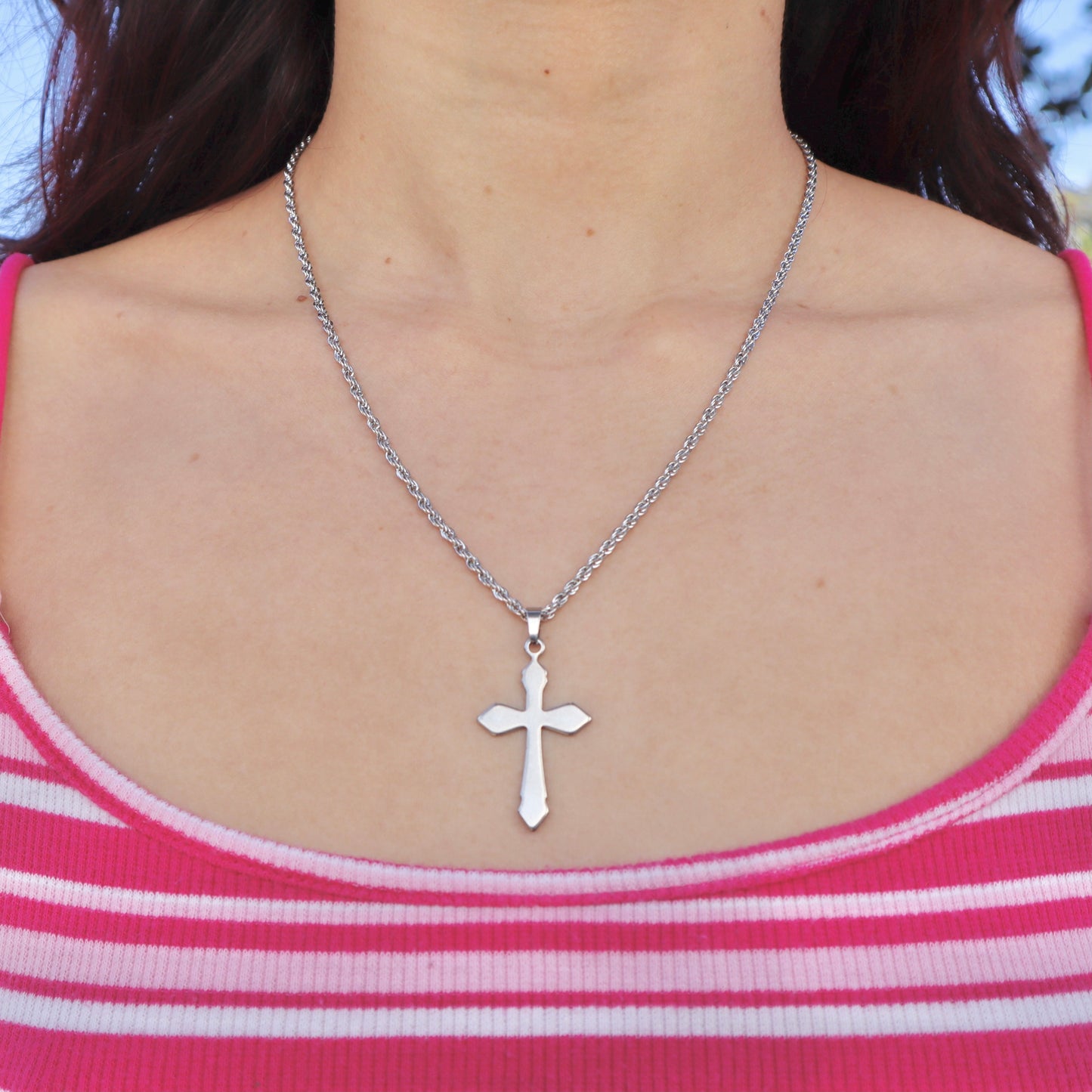 Cross Rope Chain