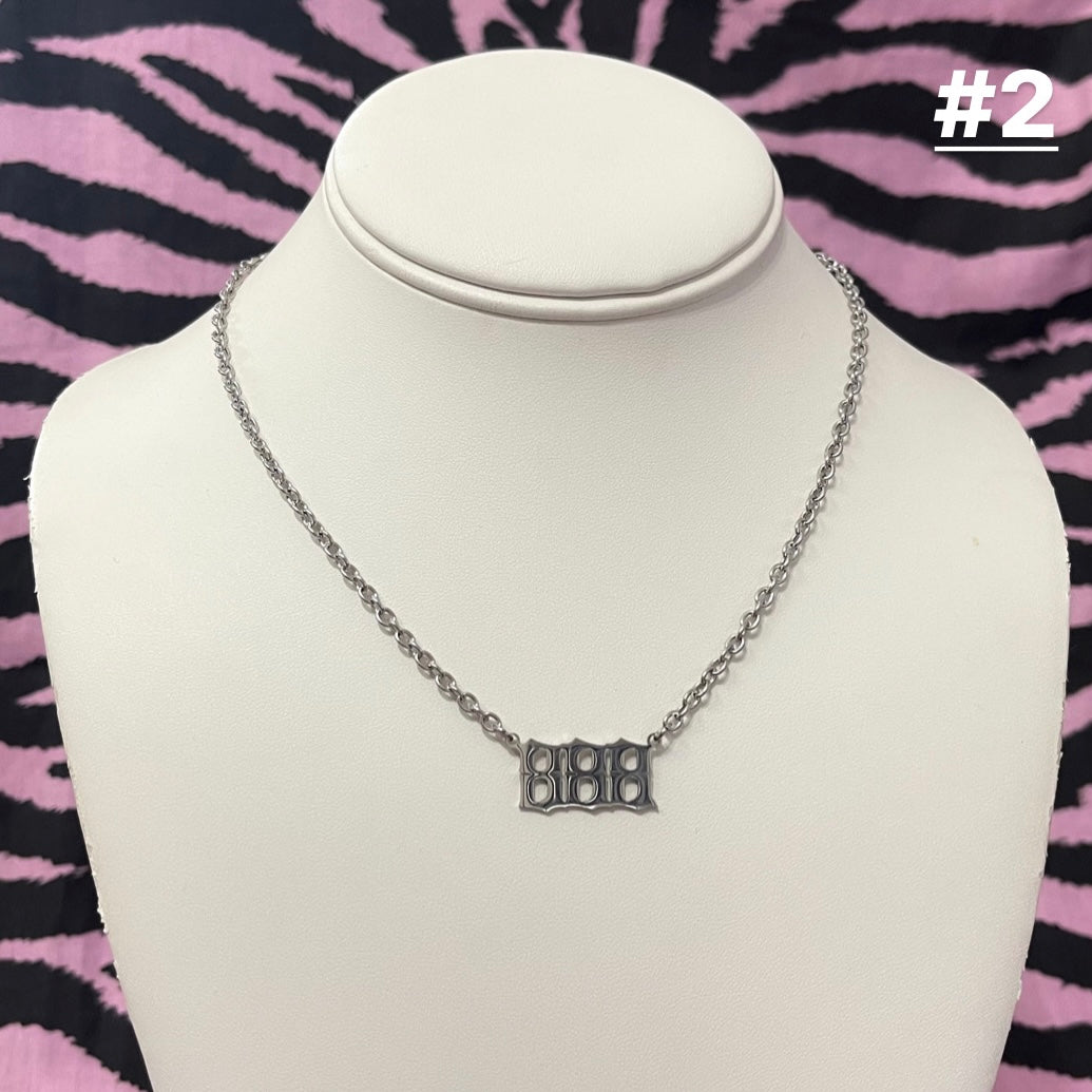 Custom Angel Number Necklace