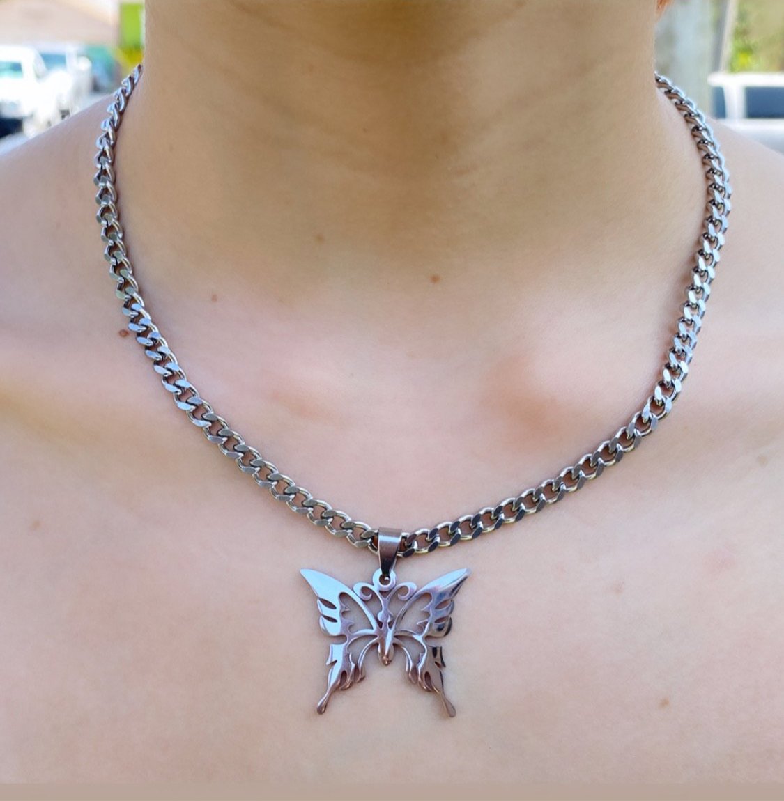 Tribal Butterfly Chain
