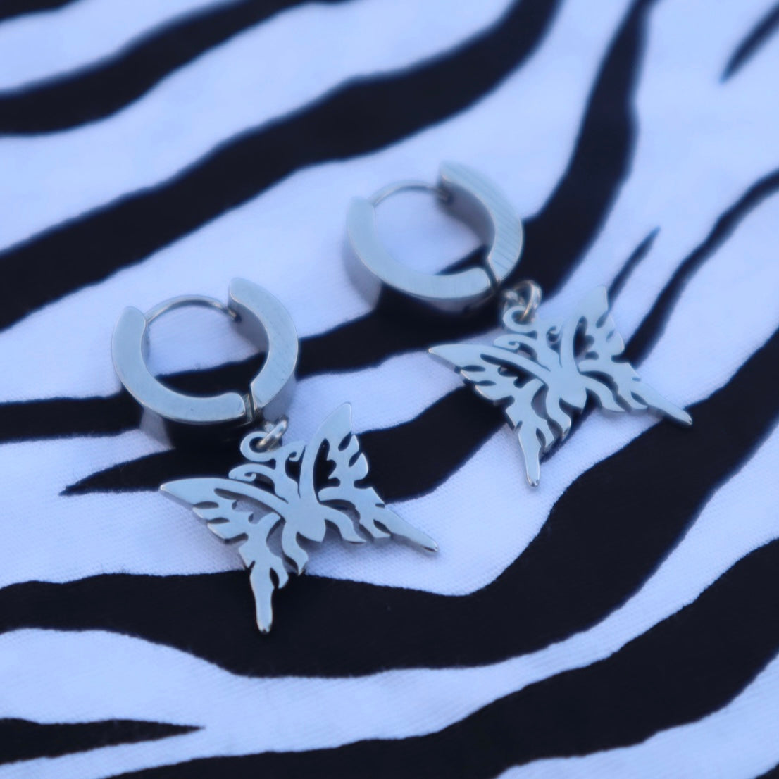 Tribal Butterfly Earrings
