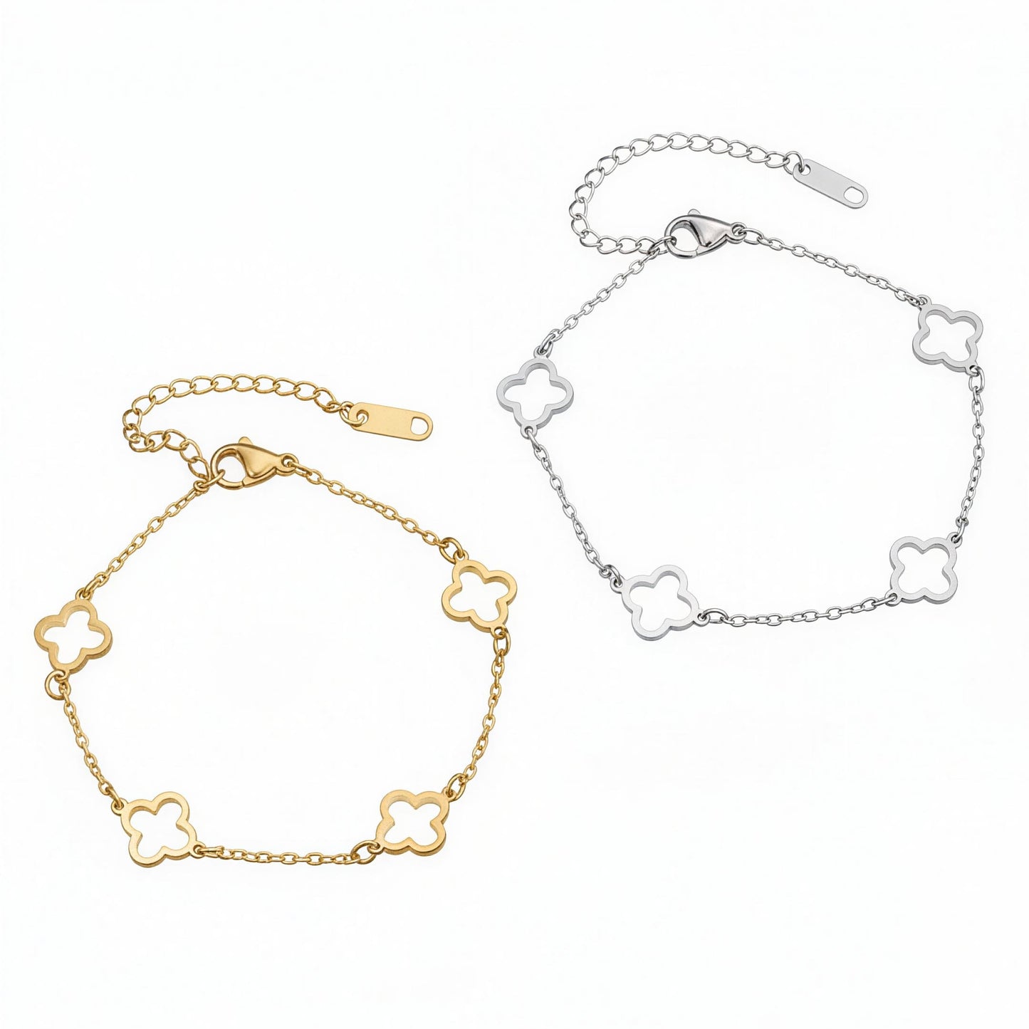 Gold Clover Bracelet