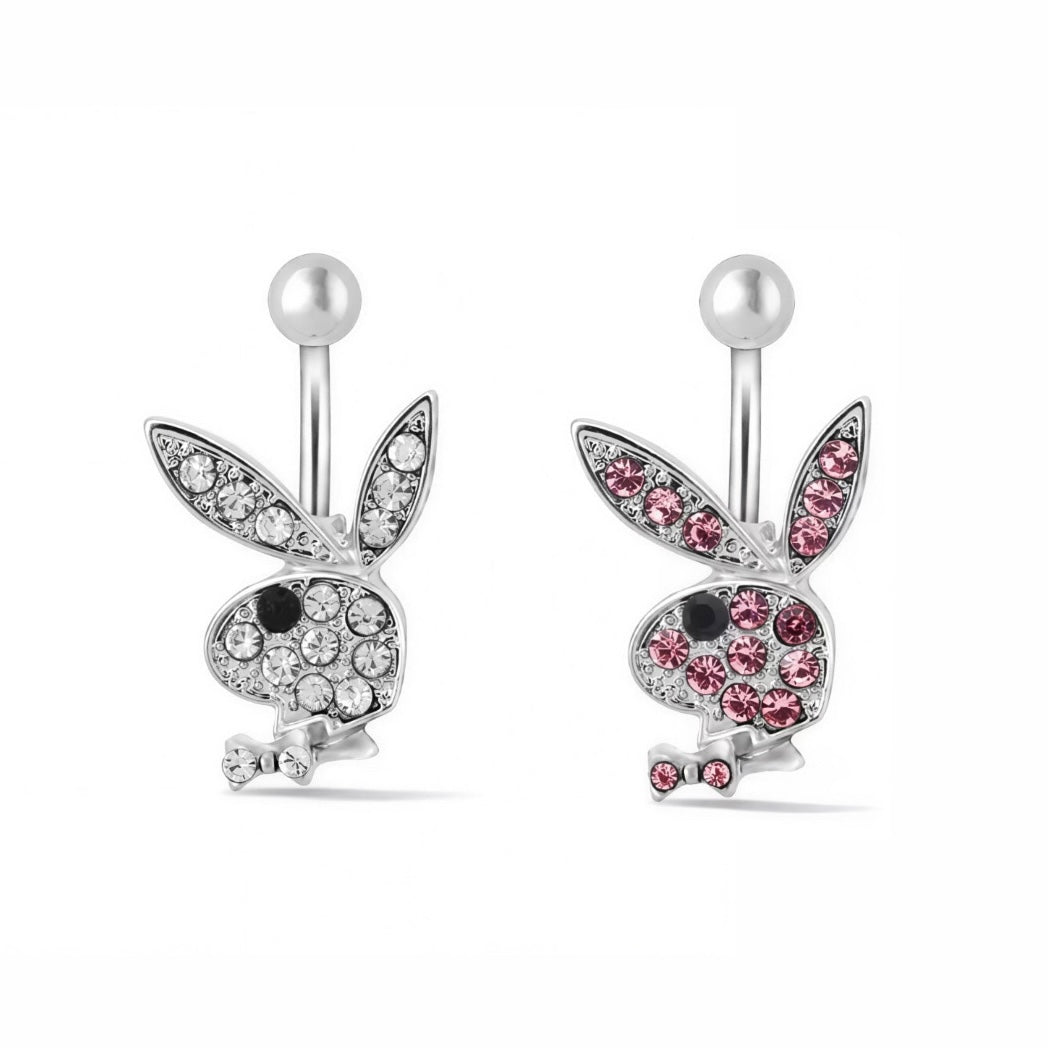 Pink Bunny Belly Piercing