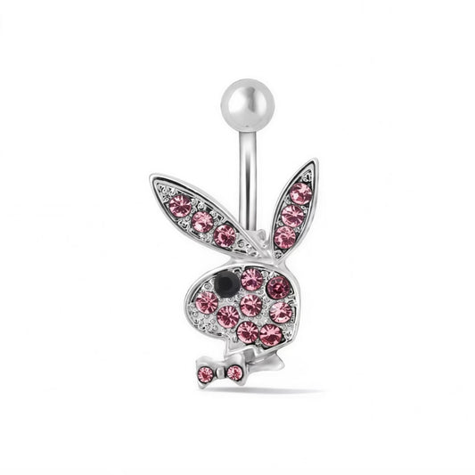 Pink Bunny Belly Piercing
