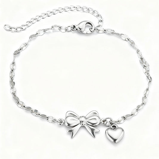 Silver Coquette Bracelet