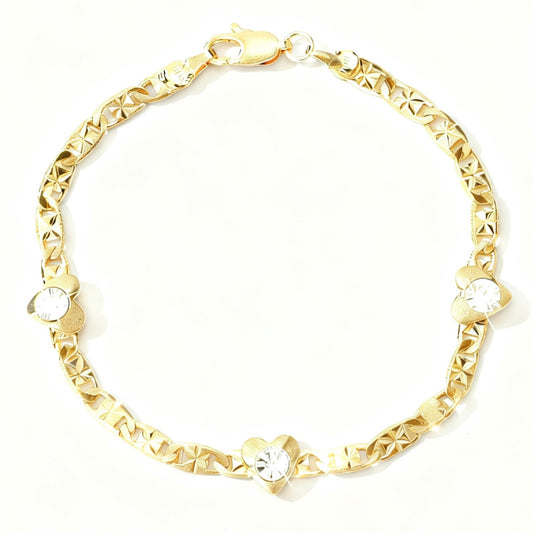 Rhinestone Love Bracelet